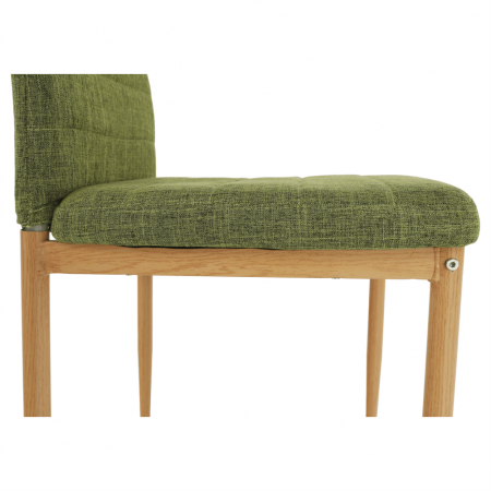Scaun, material textil verde/cadru metalic fag, COLETA NOVA [8]