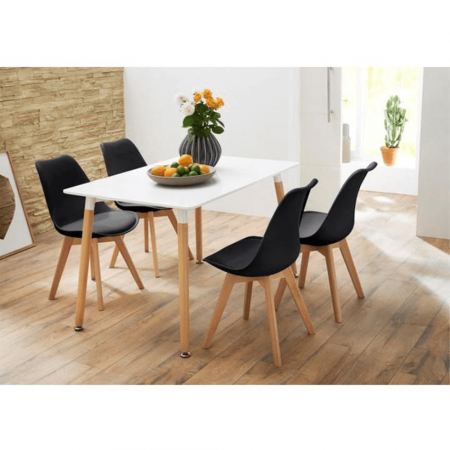 Scaun, negru/fag, BALI 2 NEW [14]