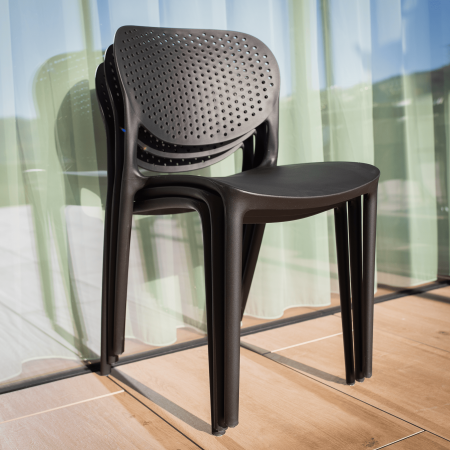 Scaun, negru, FEDRA NEW [13]