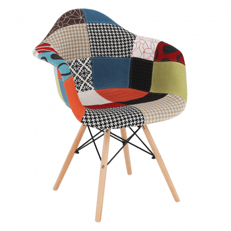 Scaune living/dining - Scaun, patchwork/fag, TOBO 4 NEW