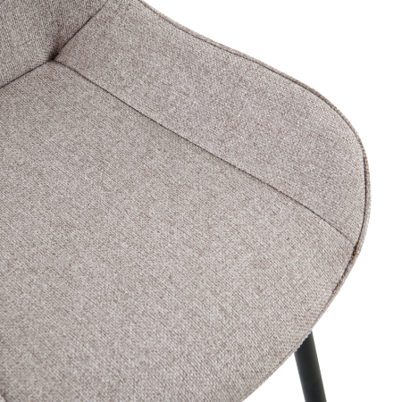 Scaun pentru sufragerie, bej/negru, ALIA [2]