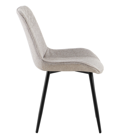 Scaun pentru sufragerie, bej/negru, ALIA [3]