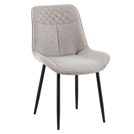 Scaun pentru sufragerie, bej/negru, ALIA [0]