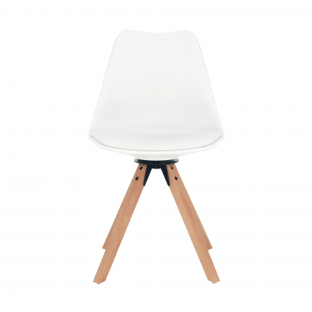 Scaun pivotant elegant, alb, ETOSA [9]