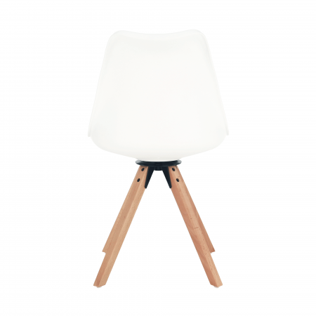 Scaun pivotant elegant, alb, ETOSA [7]