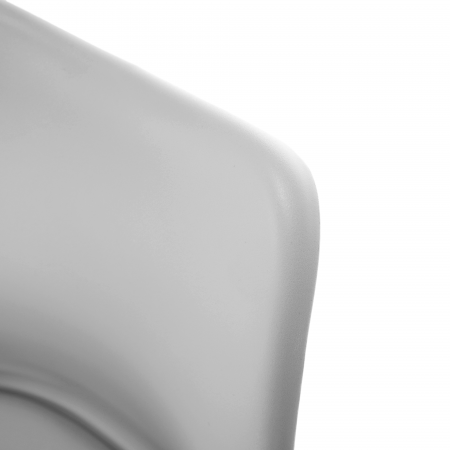 Scaun pivotant elegant, gri deschis, ETOSA [4]