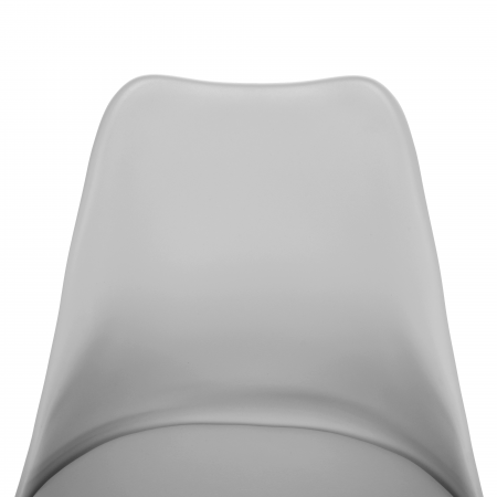 Scaun pivotant elegant, gri deschis, ETOSA [6]