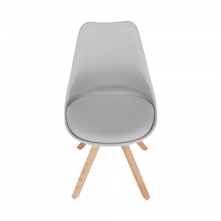 Scaun pivotant elegant, gri deschis, ETOSA [2]