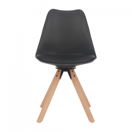 Scaun pivotant elegant, gri închis, ETOSA [7]