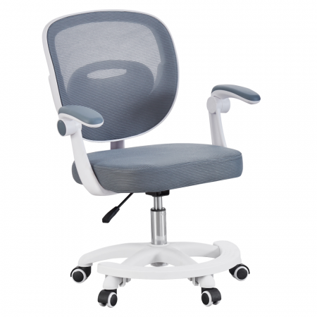 Mobilier Birou - Scaun pivotant, gri/alb, TRIXI TYP 2