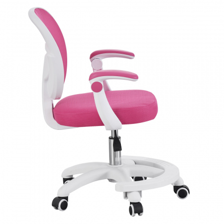 Scaun pivotant, zmeură/alb, TRIXI TYP 2 [3]