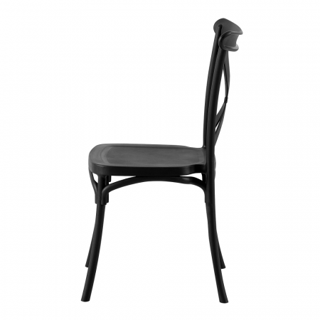 Scaun, pliabil, negru, SAVITA [2]