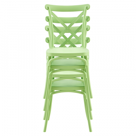 Scaun, pliabil, verde, SAVITA [8]