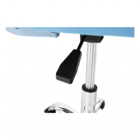 Scaun rotativ, albastru/crom, SELVA [5]