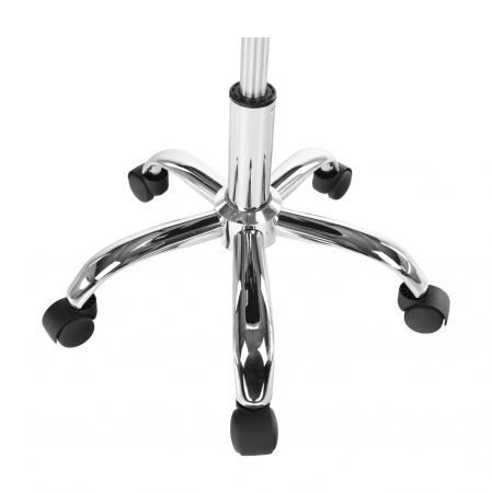 Scaun rotativ, albastru/crom, SELVA [12]