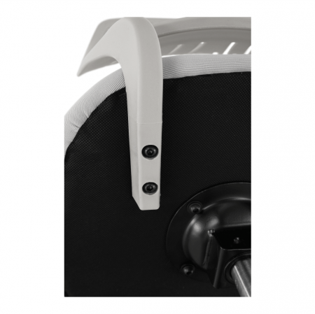 Scaun rotativ, gri/crom, SELVA [2]