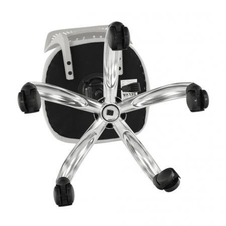Scaun rotativ, gri/crom, SELVA [10]