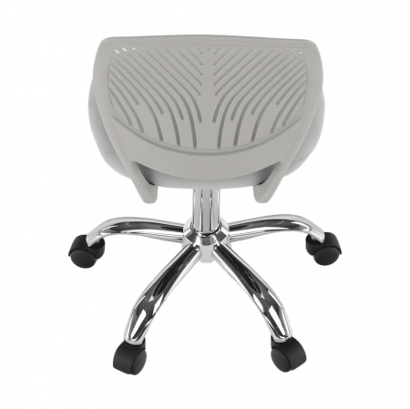 Scaun rotativ, gri/crom, SELVA [13]