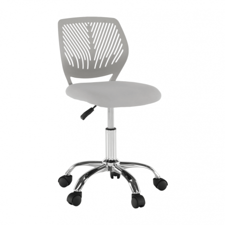 Scaun rotativ, gri/crom, SELVA [15]