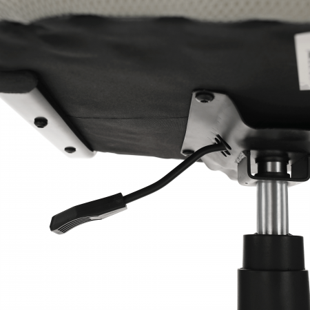 Scaun rotativ, gri/negru, RAMIZA [6]