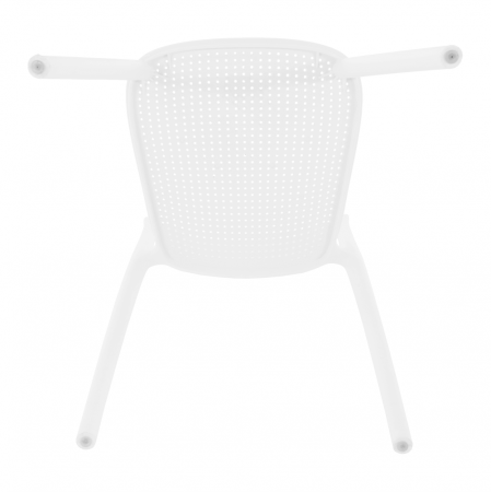 Scaun stivuibil, alb, FEDRA NEW [16]