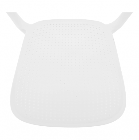 Scaun stivuibil, alb, FEDRA NEW [13]