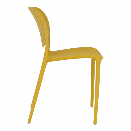 Scaun stivuibil, galben, FEDRA NEW [14]