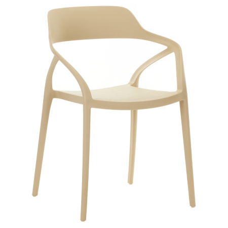 Scaun stivuibil, gri-maroniu Taupe, ALFIO [0]