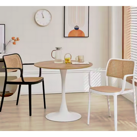 Scaun, stivuibil, negru/bej, RAVID NEW TIP 2 [4]