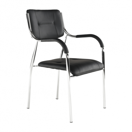 Scaun stivuibil, negru, ILHAM [3]