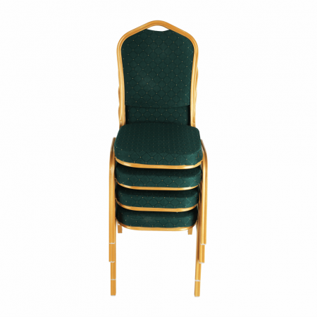 Scaun stivuitor,  verde / vopsea aurie, ZINA 3 NOU [10]