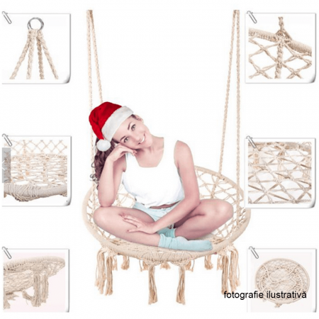 Scaun suspendabil, alb, AMADO 2 NEW [8]