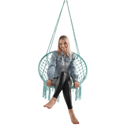 Scaune de gradina - Scaun suspendabil, mentol, AMADO 2 NEW