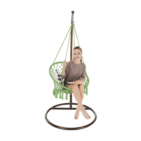 Scaun suspendabil, verde greenery, AMADO 2 NEW [6]