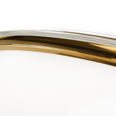 Scaun suspendat cu suport, transparent/ auriu/ gri, BUBBLE NEW TIP 2 [18]