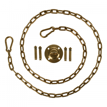 Scaun suspendat, transparent/ auriu/ alb, BUBBLE TIP 1 [28]