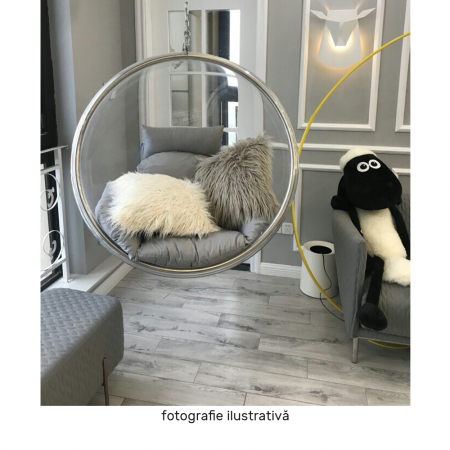 Scaun suspendat, transparent/ auriu/ roz, BUBBLE NEW TIP 1 [9]