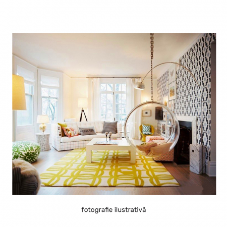 Scaun suspendat, transparent/ auriu/ roz, BUBBLE NEW TIP 1 [11]