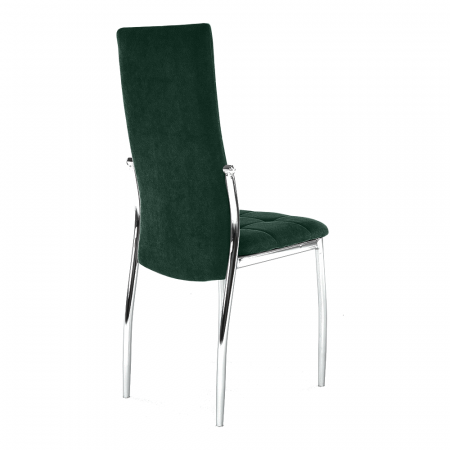 Scaun, ţesătură catifea smarald/ metal, ADORA NEW [1]