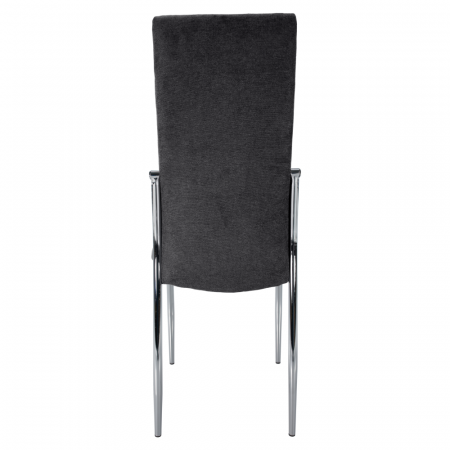 Scaun, ţesătură gri închis/metal, ADORA 2 NEW [2]