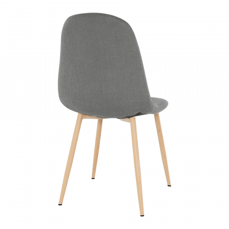 Scaun, textil gri închis/fag, LEGA [3]