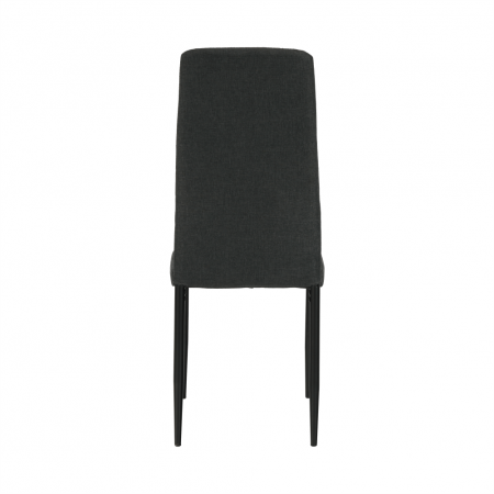 Scaun, textil gri închis/metal negru, COLETA NOVA [9]