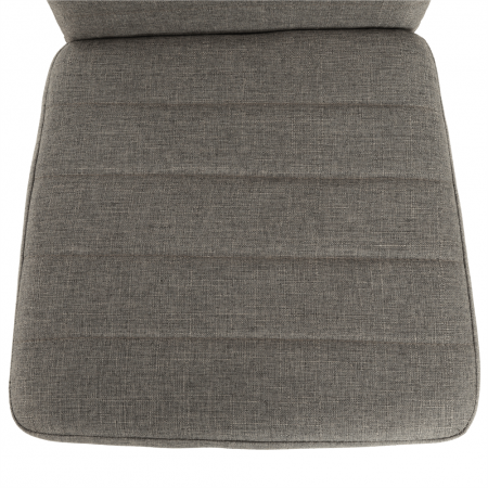 Scaun, textil maro/metal negru, COLETA NOVA [4]