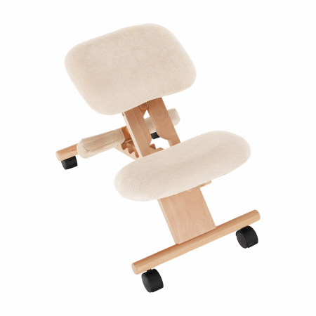 Scaun tip kneeling ergonomic, crem / fag, GROCO [7]