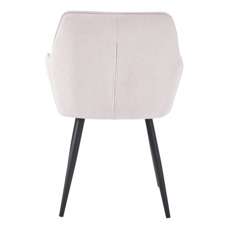 Scaunul de design, bej/negru, MARKEN [4]