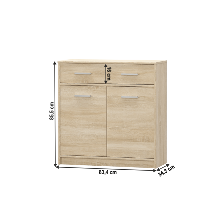 Scrin 2D1S, stejar sonoma, TEYO [1]