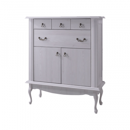 Comode - Scrin DA10, pin alb, VILAR