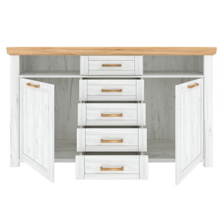 Scrin E, stejar craft auriu / stejar craft alb, SUDBURY [1]