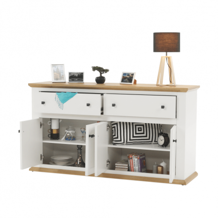 Scrin MZ10, alb / stejar grand, LEON [1]
