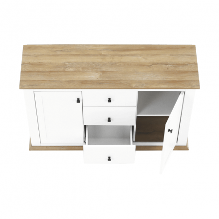 Scrin MZ11, alb / stejar grand, LEON [3]